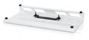 Gator White Large aluminum pedal board with Gator carry bag and bottom mounting power supply bracket - Metronome Music Inc.