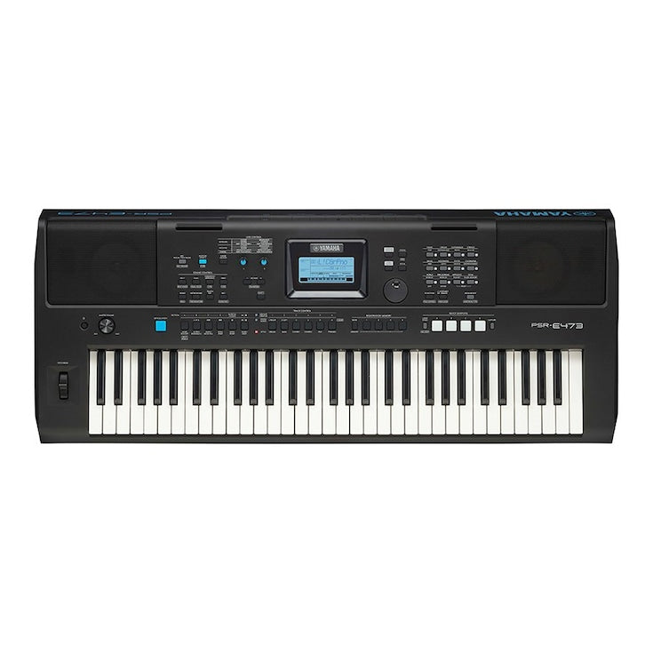Yamaha PSR-E473 61-Key Portable Keyboard w/Survival Kit - Metronome Music Inc.