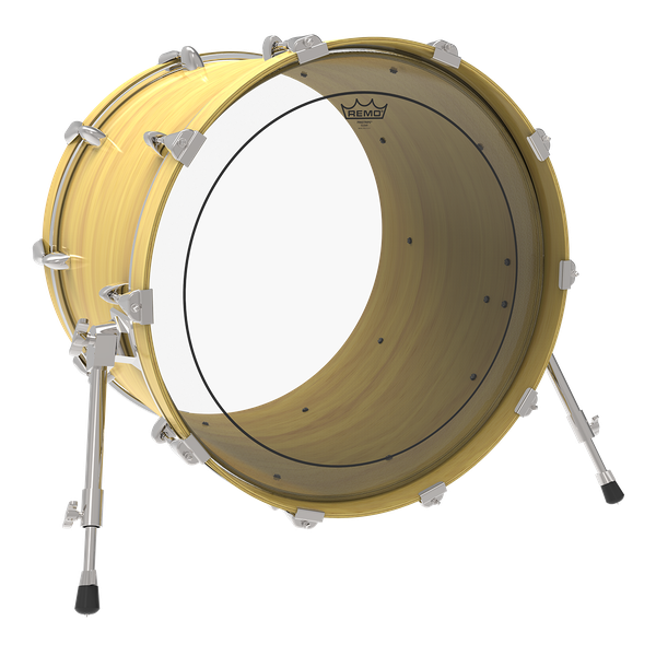 Remo Pinstripe Clear Drumhead- 22" - Metronome Music Inc.