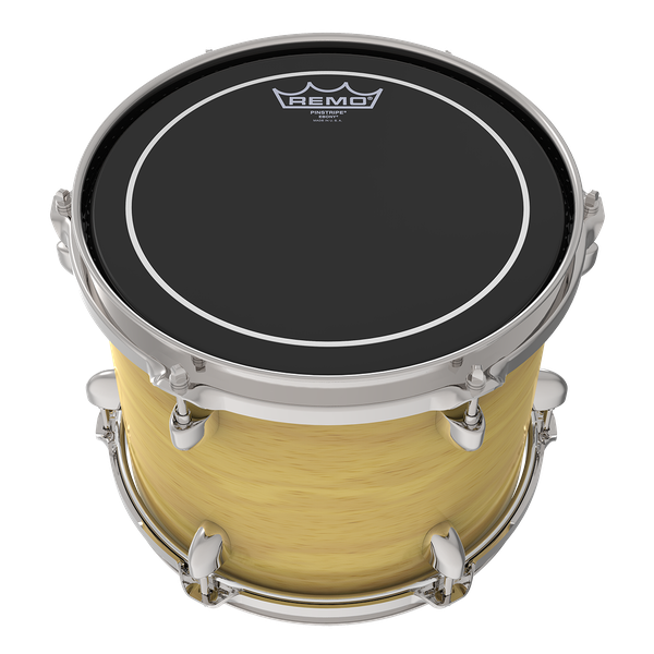 Remo Pinstripe Ebony Drumhead- 13" - Metronome Music Inc.