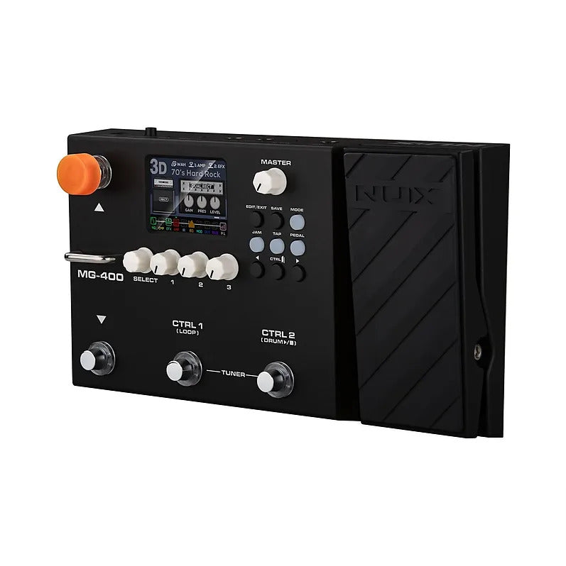 NuX MG-400 Modeling Guitar & Bass Effects Processor | Metronome