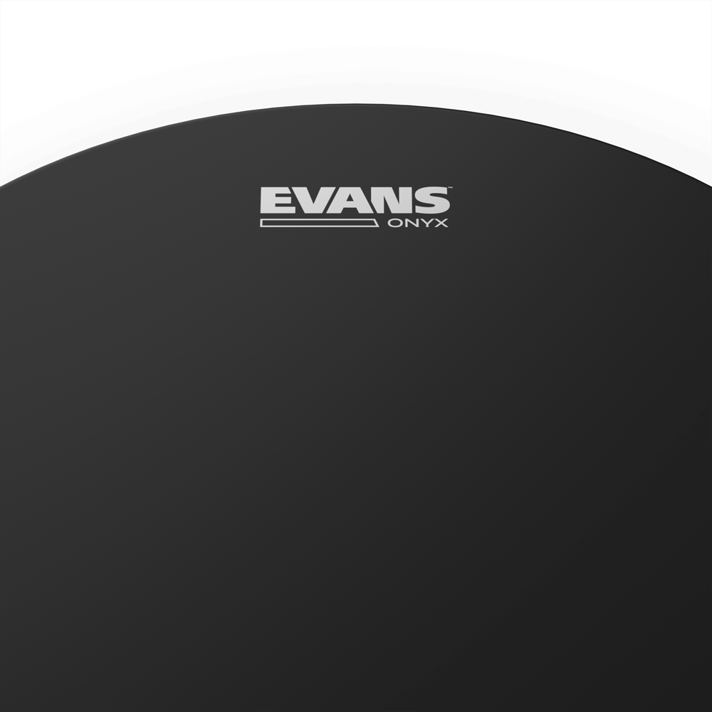 Evans Onyx Frosted Drumhead, B12ONX2- 12" - Metronome Music Inc.