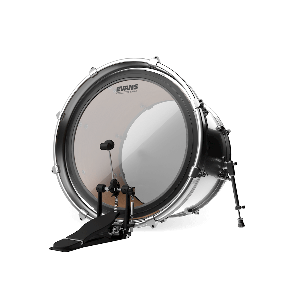 Evans EMAD Clear Batter Bass Head, - 24" - Metronome Music Inc.