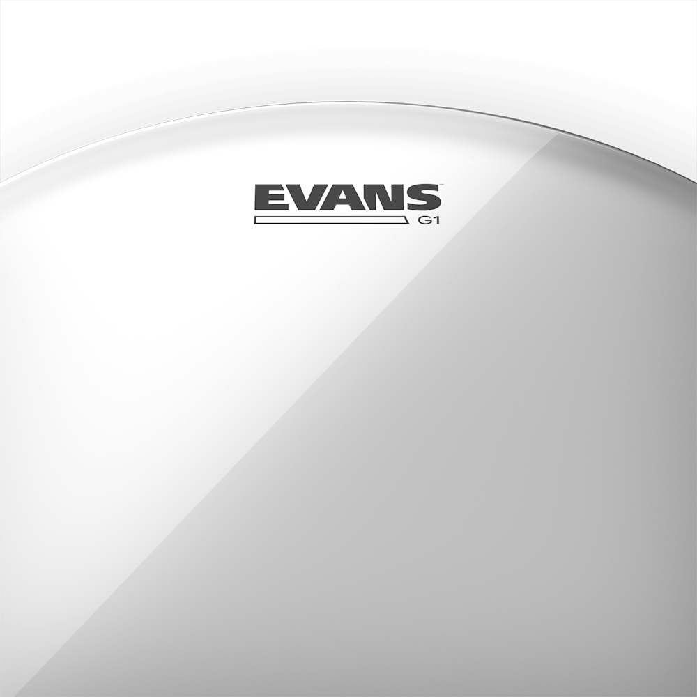Evans G1 Clear Drumhead, TT12G1- 12" - Metronome Music Inc.