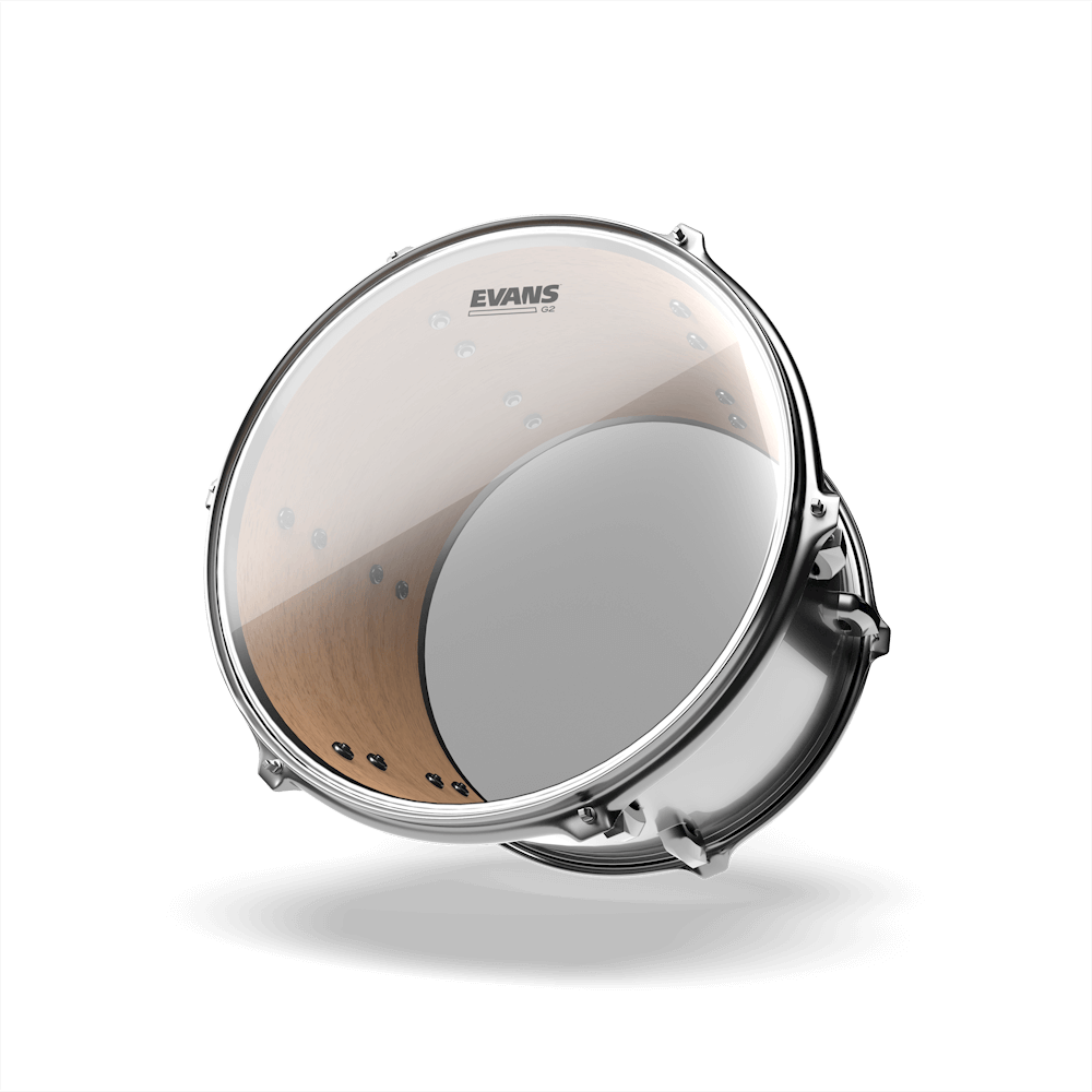 Evans G2 Clear Drumhead, TT12G2- 12" - Metronome Music Inc.