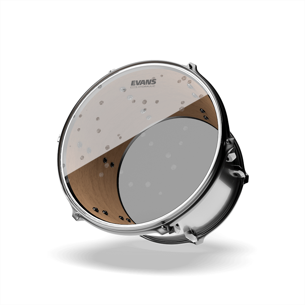 Evans Hydraulic Glass Drumhead, TT12HG- 12" - Metronome Music Inc.